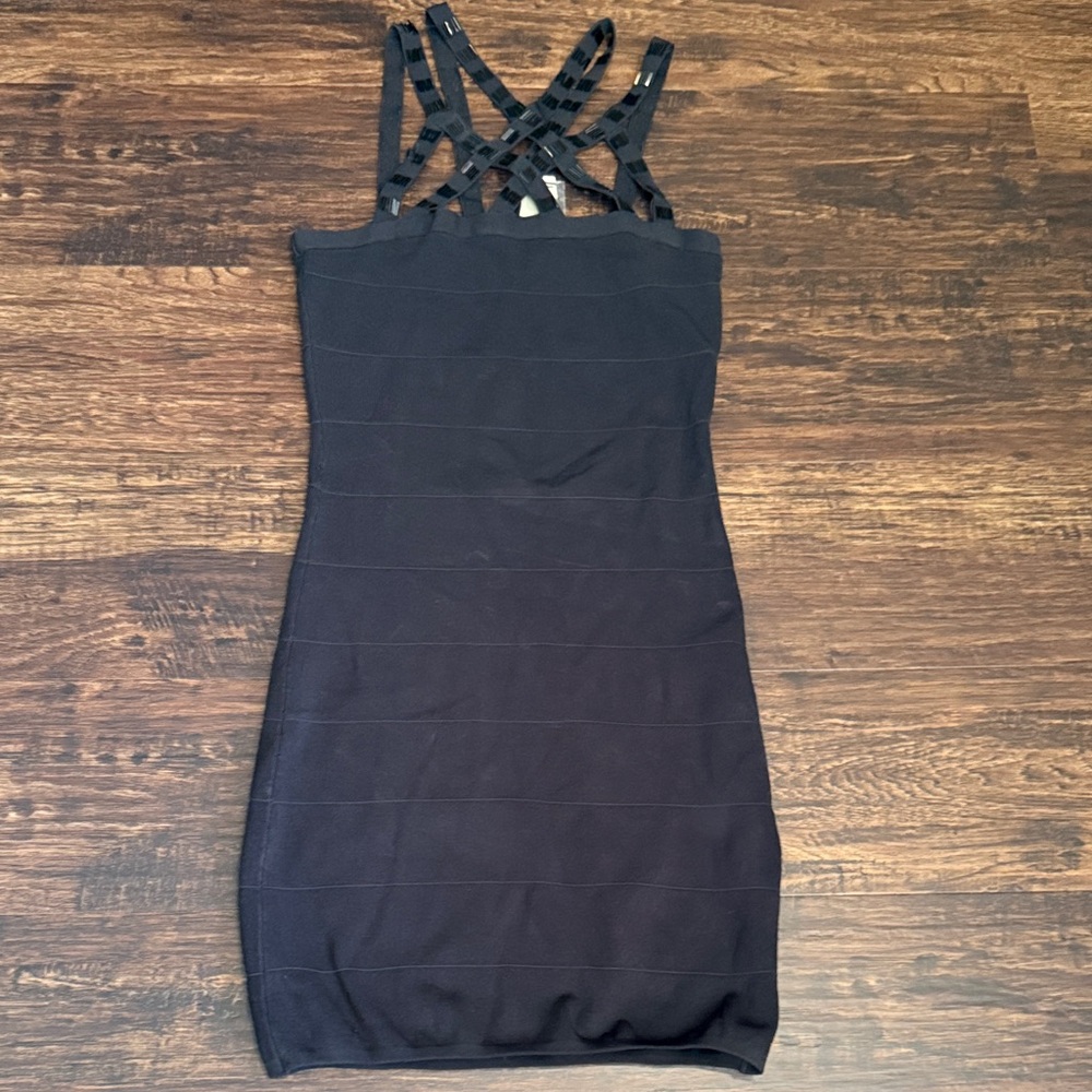 New with tags Arden B. Elegant Black Strappy SequinDress
